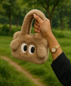 Puppy Eyes Plush Bag